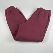 Comfrt Minimalist Unisex Adult SZ L Super Soft Sweatpants Berry Pink Athletic