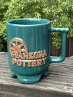 Vintage Frankoma Pottery Green  Mug (#C1)