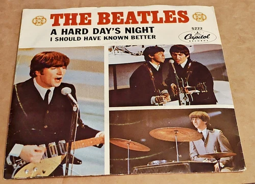 The Beatles - A Hard Day's Night/I Should Have Known 45 W/Pic. Sleeve. - *1964*