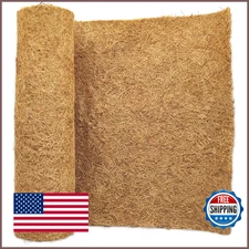SUNYAY 16x40" Natural Coconut Coir Liner Sheets Coco Fiber Roll Mat for Planters