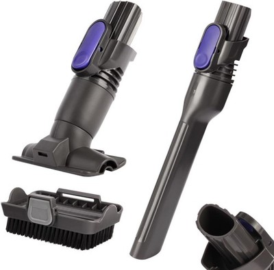 Vacuum cleaner crevice tool brush replacement part, D-shaped vacuum cleaner