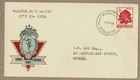 Australia 1959 APO Hermes 3/- Waratah Flower FDC Cover cd Waratah NSW