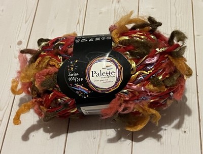 One full skein Palette Collection yarn Scarlet Series 033/219