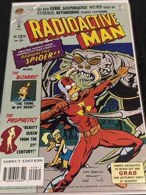 #ad 2001 The SIMPSON’S RADIOACTIVE MAN Vol 2 #4 Bongo Comics NM $17.00