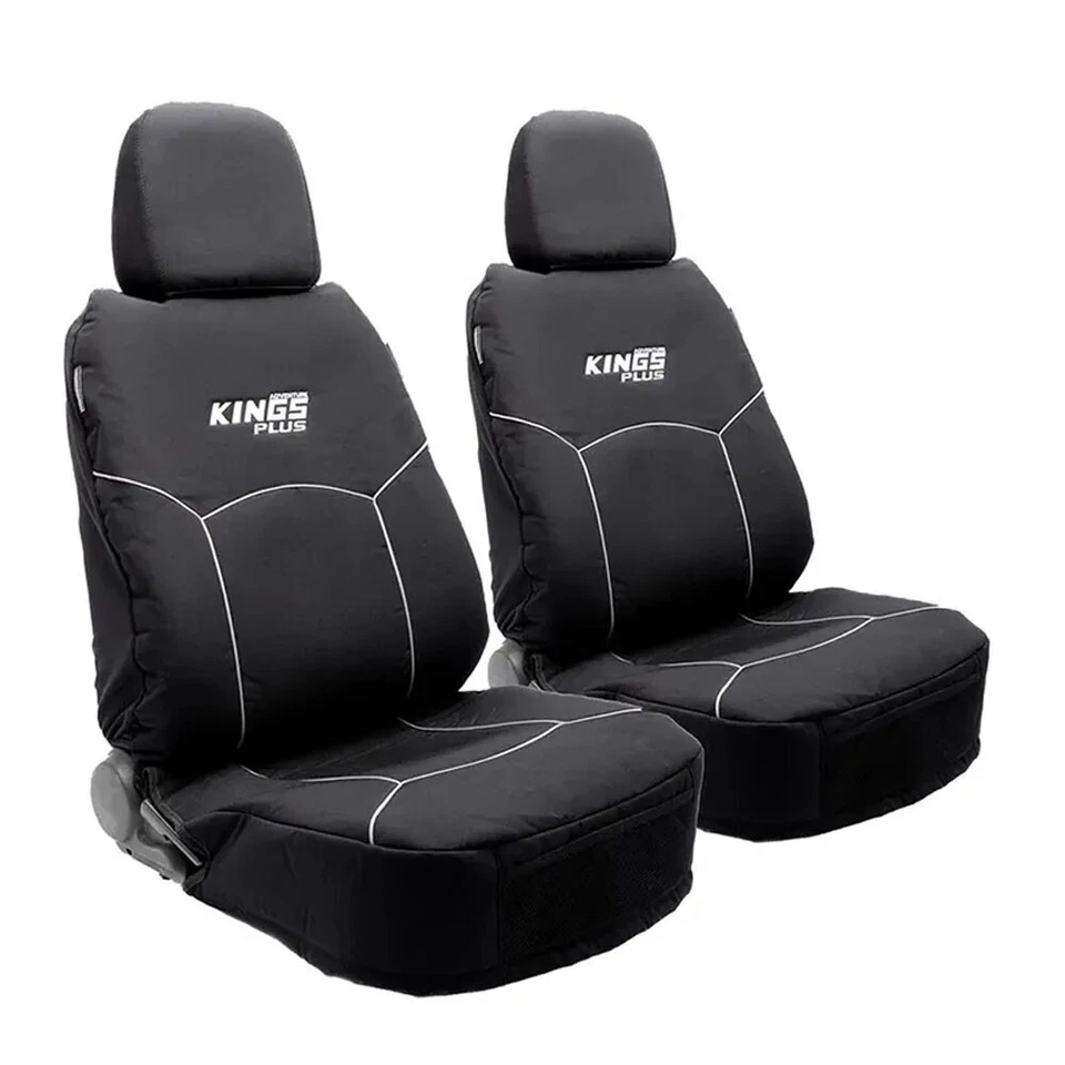 Adventure Kings Seat Covers Pair 12oz Canvas Universal Fit Padded Seat