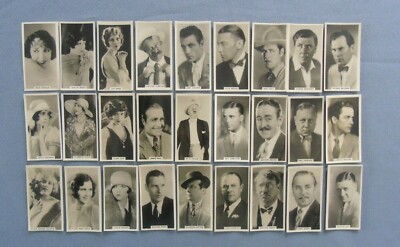 Carreras Set 27 Paramount Stars (Filmstar) 1929 - sehr gut