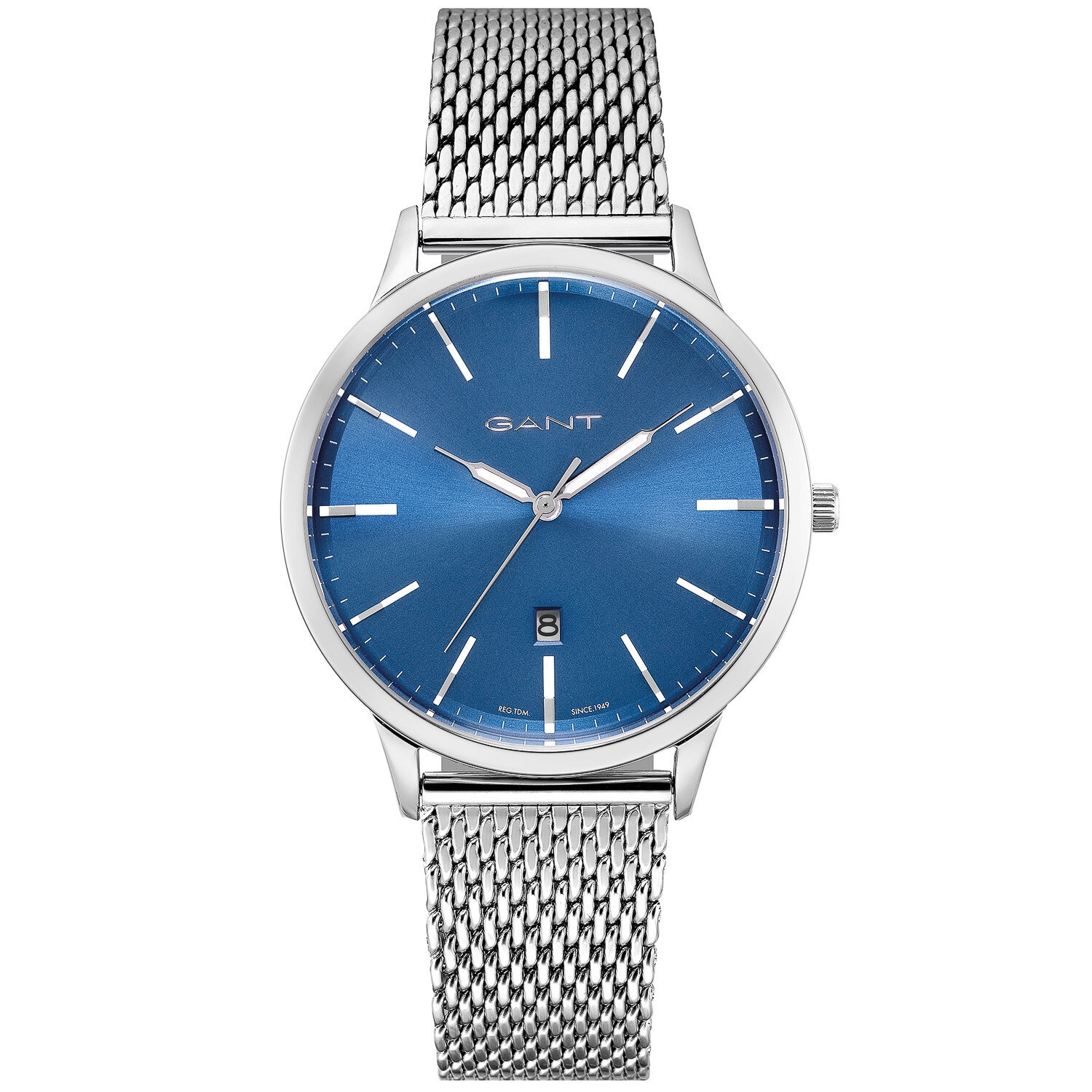 Montre GANT ALBURY plaqué argent neuve avec affichage de la date