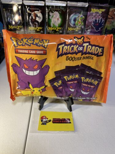 Pokemon Halloween Truco o Comercio BOOster Pack Paquete! 40 paquetes precintados. 2022