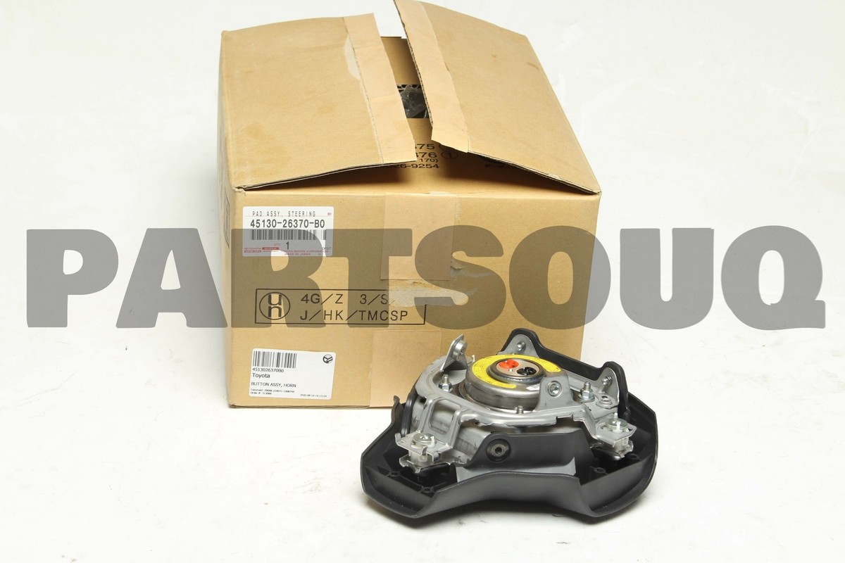 4513026370B0 Genuine Toyota BUTTON ASSY, HORN 45130-26370-B0 | eBay