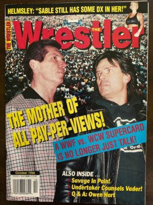 The Wrestler October 1998 Vince McMahon/Eric Bischoff Cover