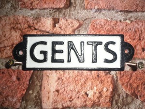 FANTASTIC CAST IRON VINTAGE STYLE GB GREAT BRITAIN METAL DOOR SIGN PLAQUE CB4