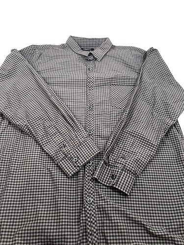 Structure Gray Modern Fit Dress Shirt Gray Long Sleeve Adult Men's XL XLarge - Picture 6 of 9