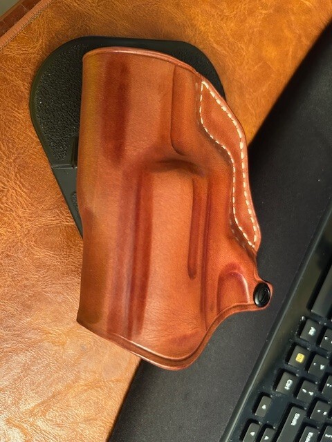 Fits Taurus Judge Public Defender 45LC/410  2” Leather Paddle new