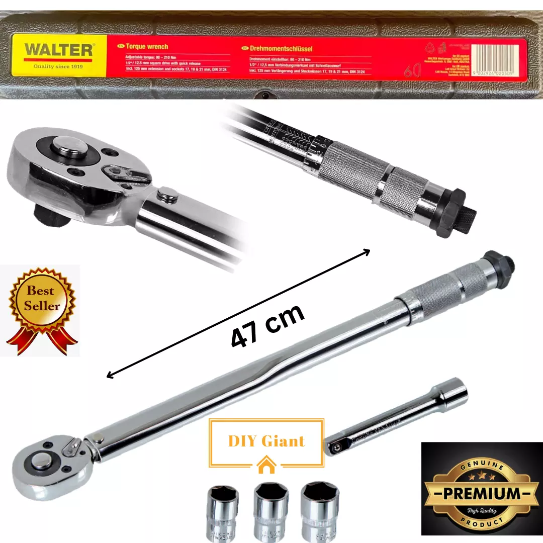 Walter Ratcheting Torque Wrench 1 2