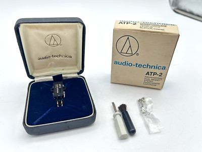 NOS Audio-Technica ATP-2 Std-Mount Dual Magnet Cartridge & Stylus New in Box
