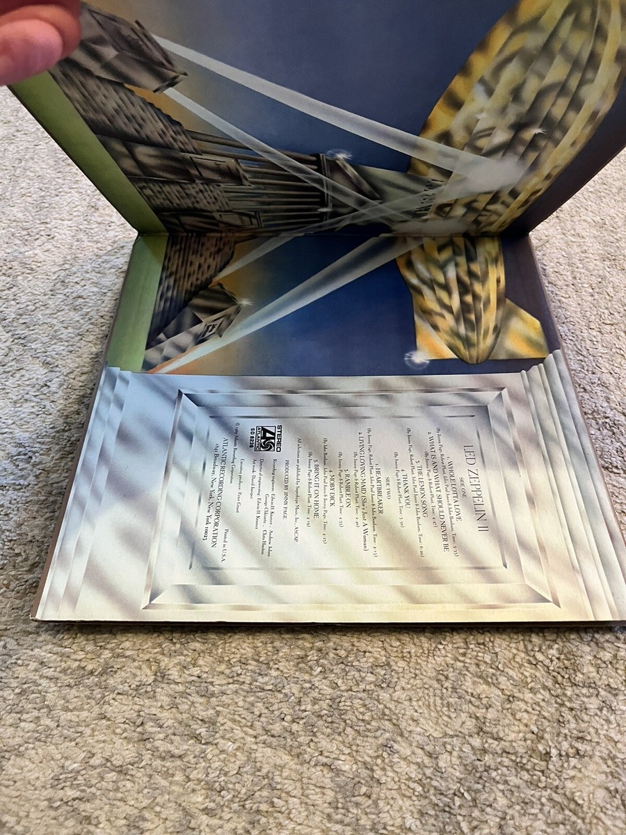 Led Zeppelin II; Atlantic 8236; Broadway address; CTH, Red Led Zeppelin II; Atlantic 8236; Broadway address; CTH, Red