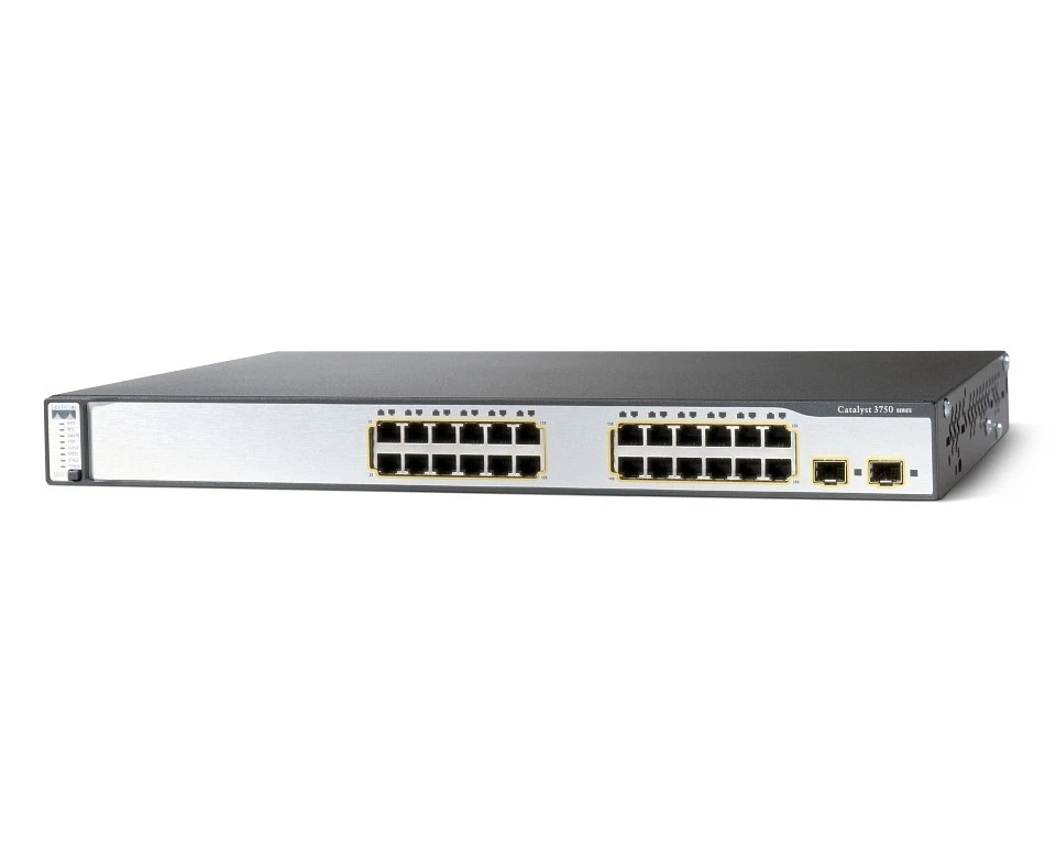 CISCO WS-C3750-24PS-S 24-Port 10/100 POE Layer 3 Switch ios-12.2-tar 3750-24PS-S - Image 2 of 4
