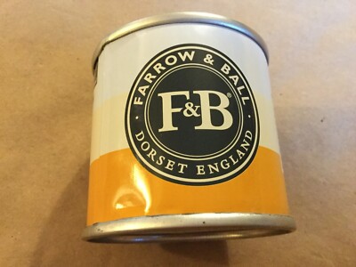 Farrow & Ball Sample 100ml Orange Colored White No. W5 Paint Pot Can, New Sealed