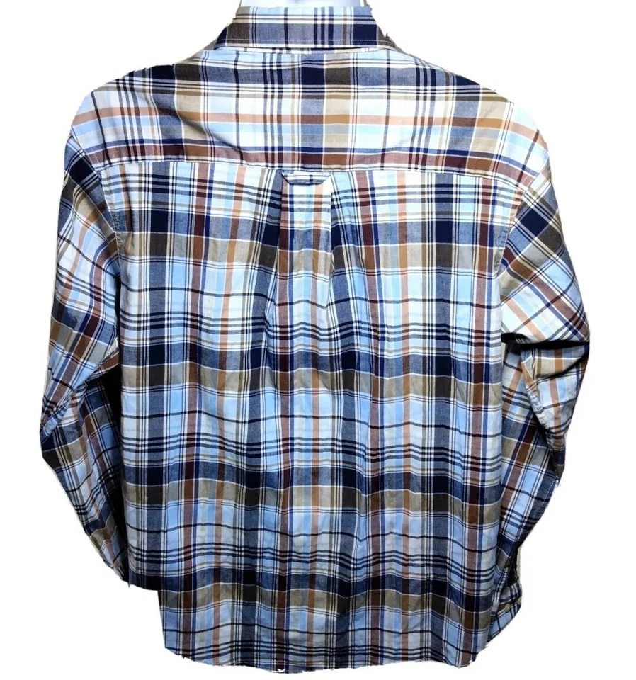 Camisa de hombre Saddlebred manga larga botón talla L Foto 4 de 4