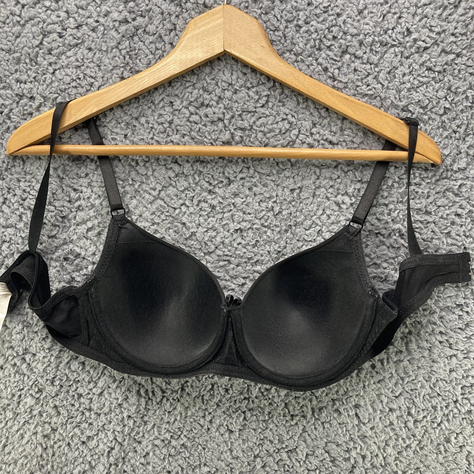 Sofra Padded Underwire Molded Cup Black Push Up B… - image 10