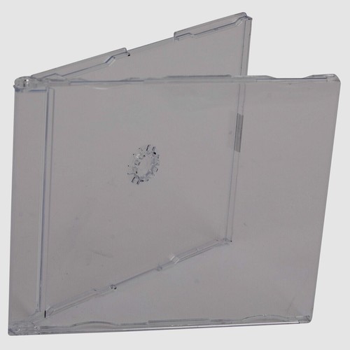 Maxi étui à bijoux CD unique carte J 5,2 mm plateau mince transparent remplacement vide LOT NEUF - Photo 11/12