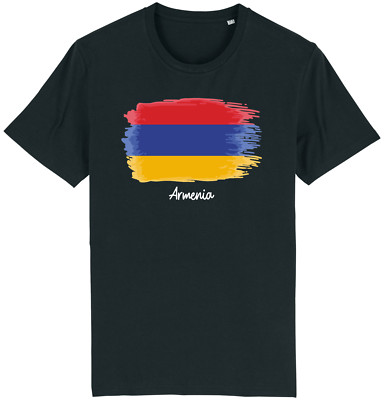 Armenia Armenian Flag T-Shirt Country Nationality Support Sports Unisex  TShirt UK
