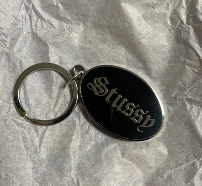 Stussy Badge Keychain keyring Express Genuine