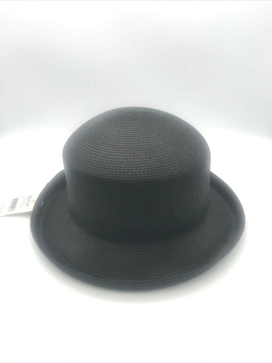 Women's round sales black hat