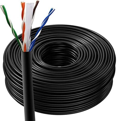 50 Meter Ethernet Netzwerk Bulk Kabel 50m | CAT6, AWG23, CCA, UTP | Ikbc Farbe