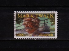 OFF paper #4545 Literary Arts-Mark Twain (used set of 1) 2011 forever – f387