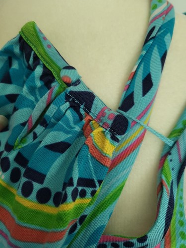 Lilly Pulitzer kleines langärmeliges Damen-Seidenmischung-Shirt Kleid mit Krawatte - Bild 6 von 8