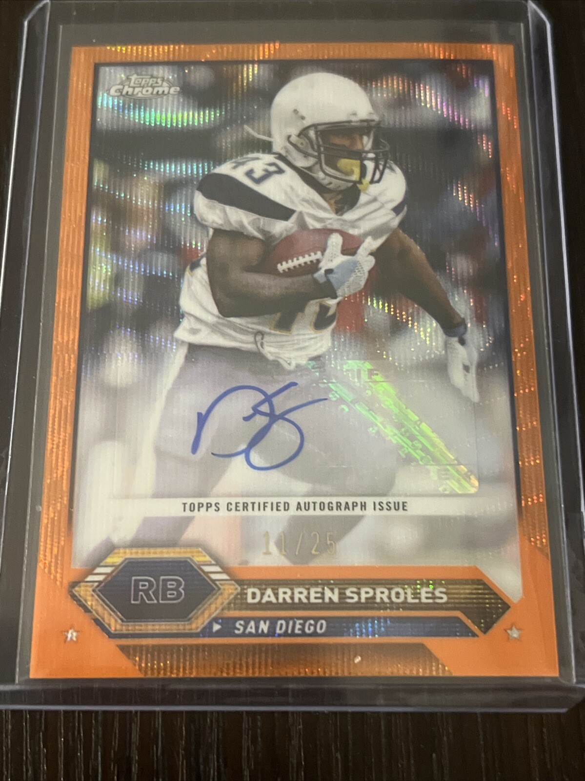 2023 Topps Composite - Topps Chrome Autographs Orange Geometric Refractor...