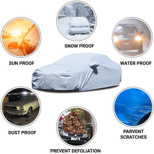Waterproof Car Cover For 2006 2007 2008 2009 2010 2011 2012 2013 Subaru Forester - Foto 7 di 18