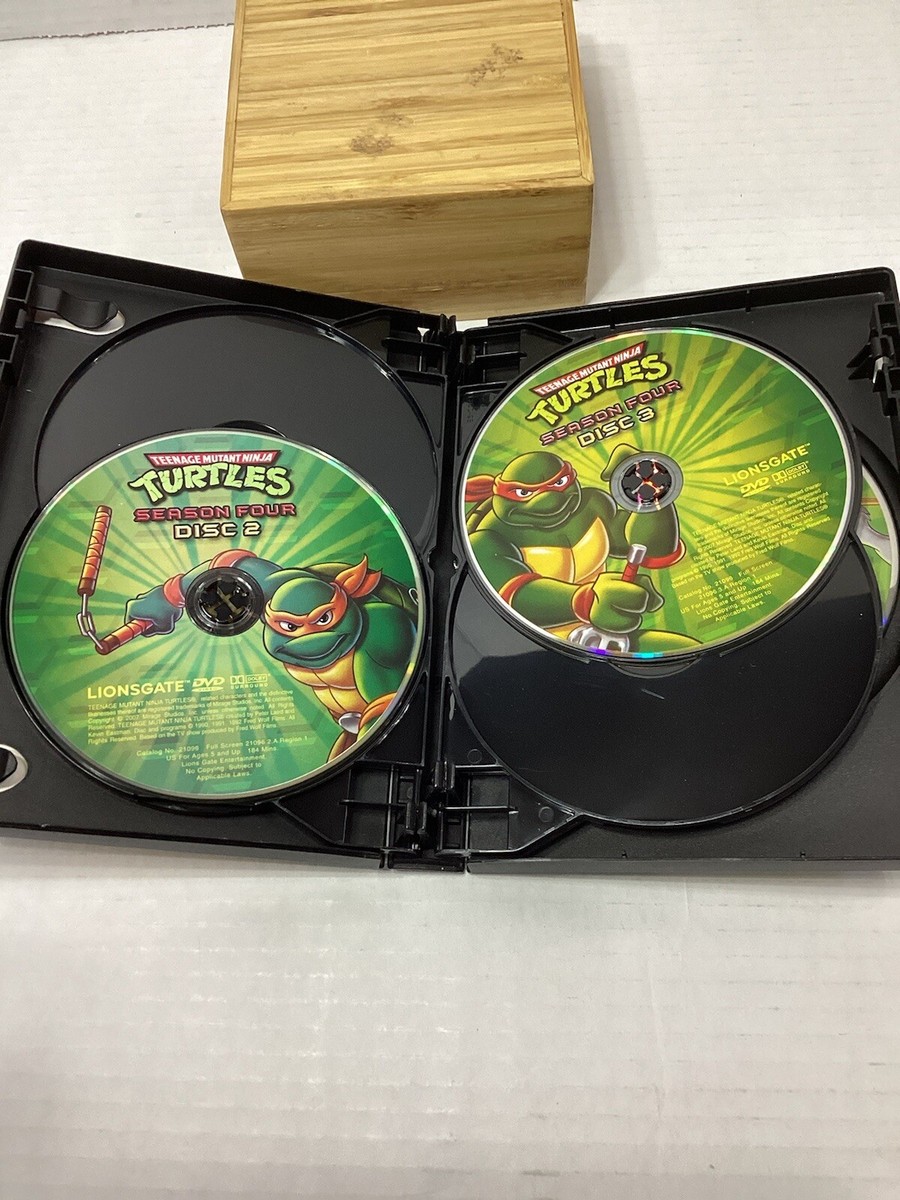 TURTLE  CD-R CD DVD 4組 5枚 Teenage Mutant Ninja Turtles (1987 Series) Season Four 5 Disc Set