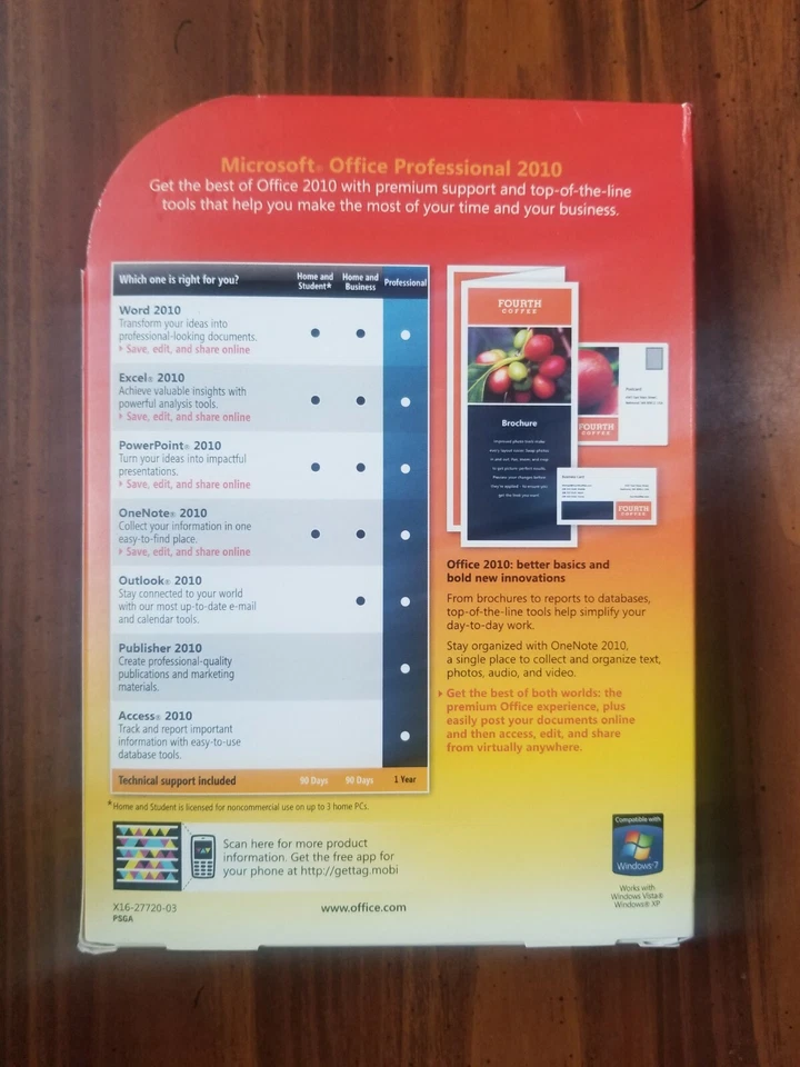 Genuine Microsoft Office 2010 Professional for 2 PCs Retail - Image 4 of 4