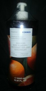 Korress Grapefruit Renewing Body Cleaner 33.81 Do. Oz. Bottle! Sealed & New!