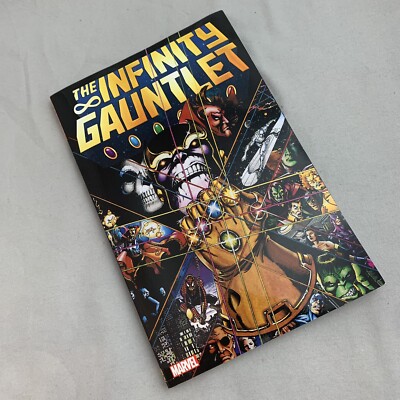 Marvel Comics The Infinity Gauntlet TPB Graphic Novel By Starlin Perez Lin 2018