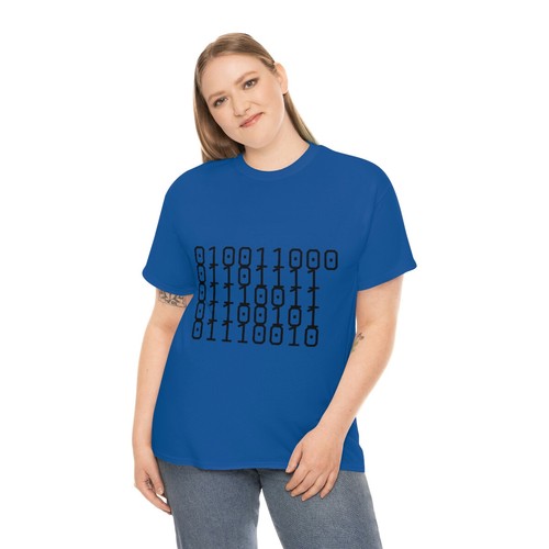 Unisex Heavy Cotton Tee Binary for LOSER and Loser on back of shirt - Bild 113 von 145