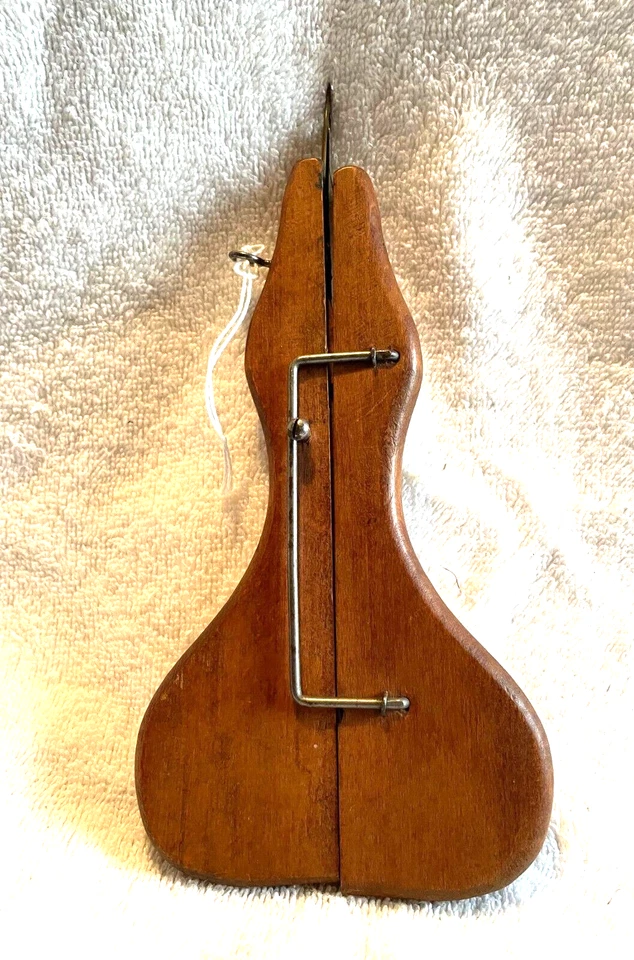 ANTIQUE TEXTILE TOOLS 1882 R.W. ROSS PATENT CARPET NEEDLE WOOD STEEL TOLEDO, OH - Image 3 of 3