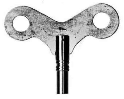 XL Clock Winding Key Sz 6 (3.60mm) for Antique American Clocks
