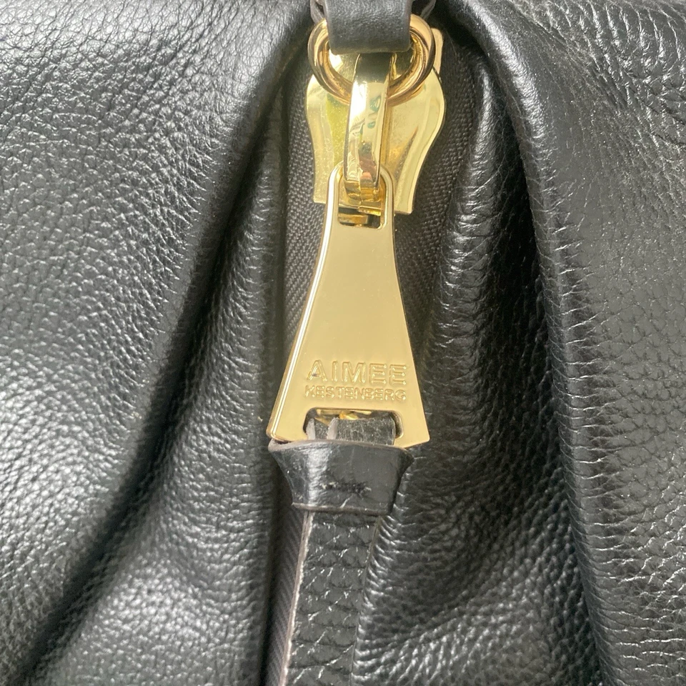 Mini mochila de cuero negra Aimee Kestenberg Tamitha Foto 3 de 4