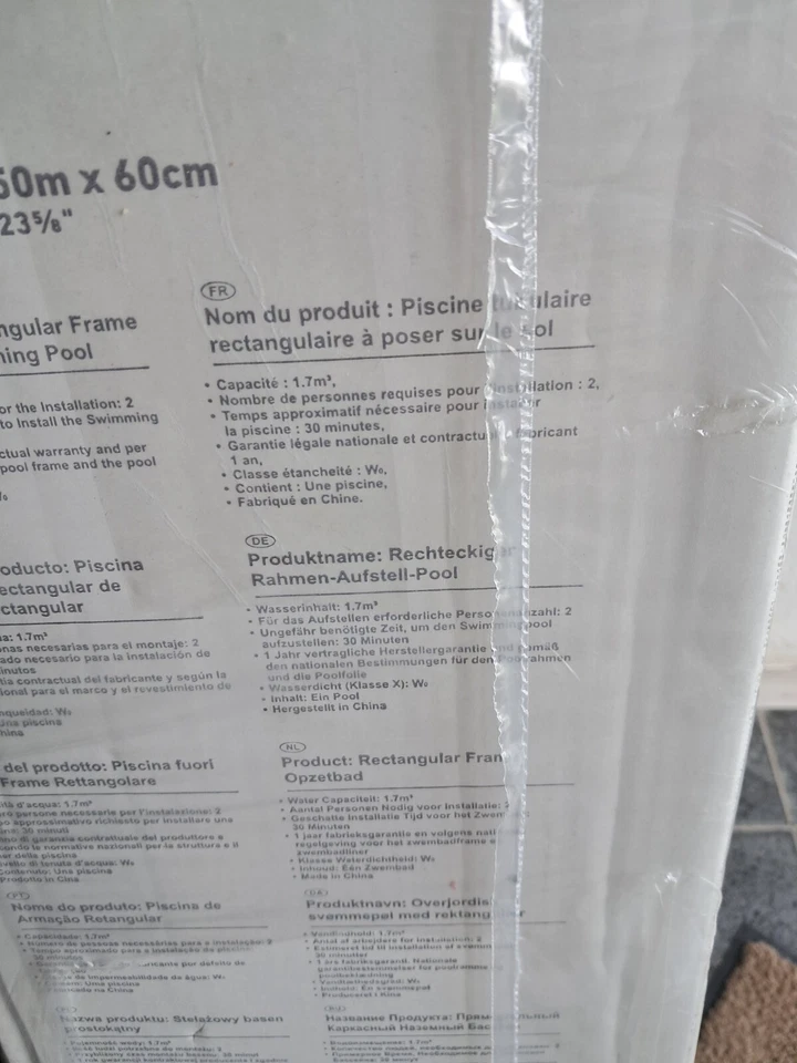 Intex Rectangular Frame Pool - Aufstellpool Rechteckig - 220 x 150 x 60 cm NEU - Bild 4 von 4