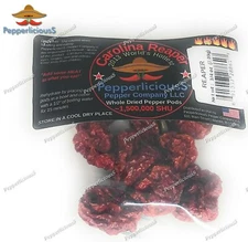 1/4oz / 7.09g DRIED CAROLINA REAPER Pods WORLDS HOTTEST PEPPER Super Hot Quality