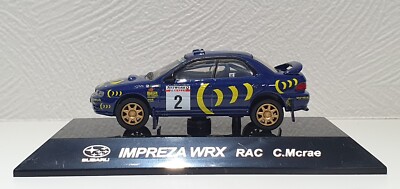 1/64 CM's SUBARU IMPREZA WRX RALLY RAC WRC #2 C.McRae diecast