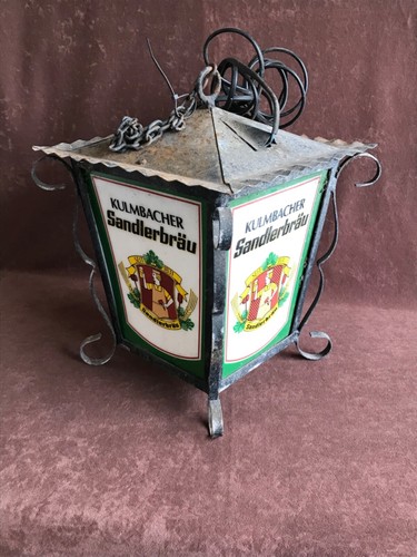 Wirtshauslampe Biergarten Lampe Sandlerbräu Kulmbach