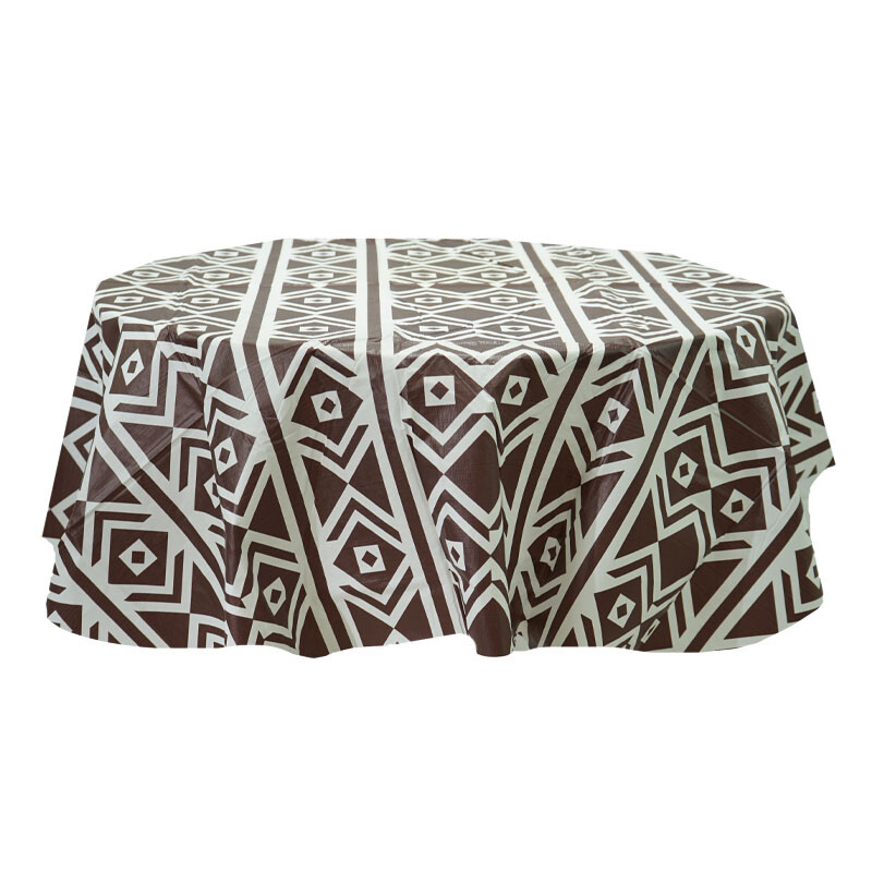 60" Round Tablecloth with Waterproof Flannel Backing Printed Party Table Cover eBay