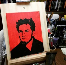 Lorenzo Ragno Celli Layne Staley - Acrylic Painting On Canvas