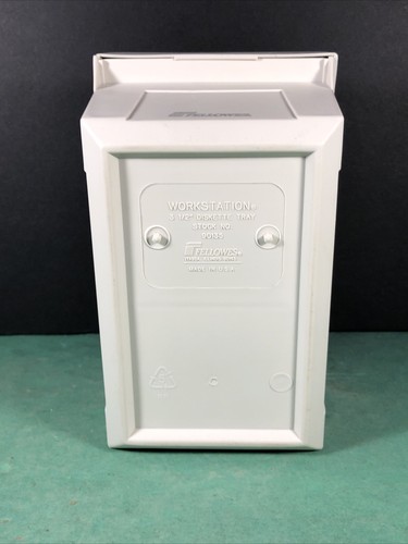 VTG Fellowes | Workstation 3.5" Floppy Diskette Tray Box | #90135 | Beige | USA - Picture 6 of 8