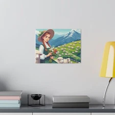 Matte Canvas, Stretched, 0.75"