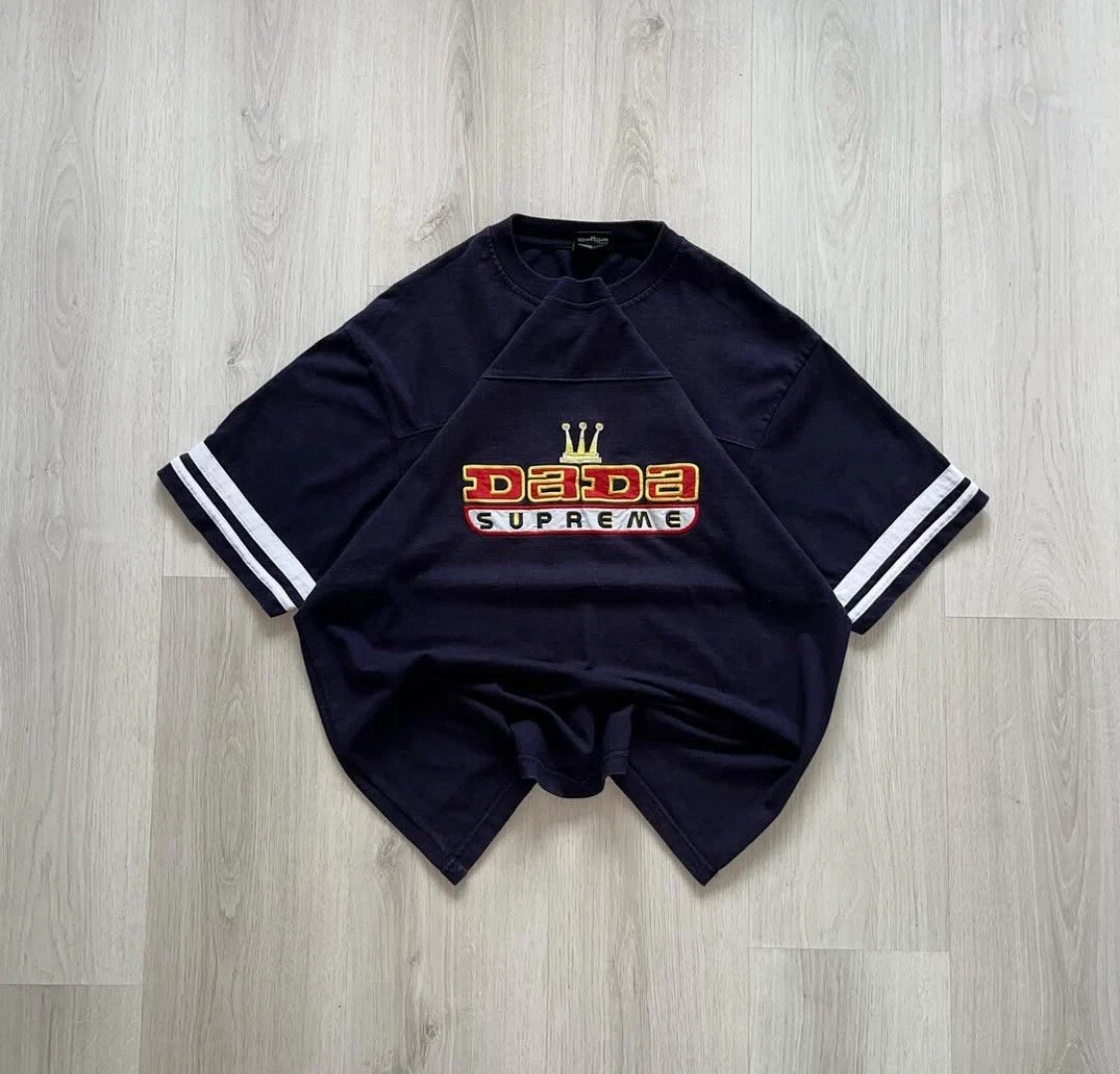 Vintage Dada Supreme TAILLE L noir hip hop années 90 Crown Jnco Sport Y2K